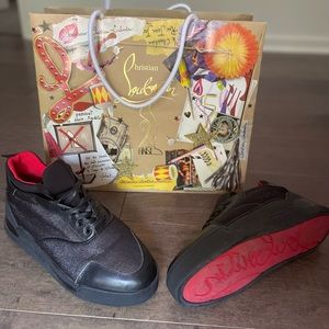 Christian Louboutin Black Sneakers